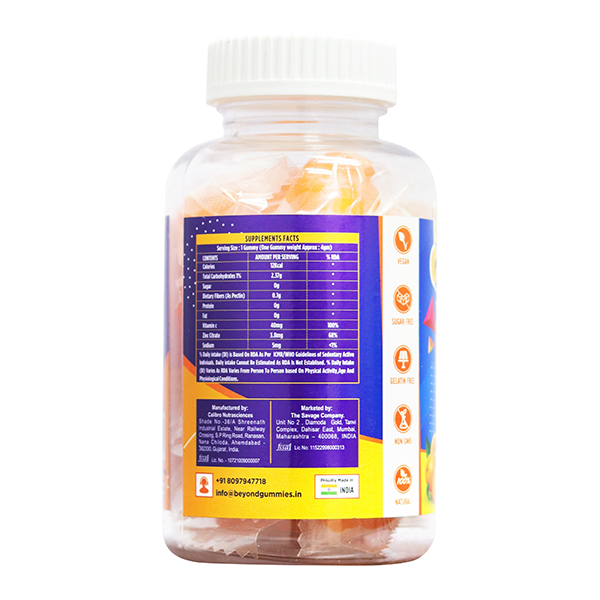 supplements facts of Beyond Gummies Vitamin C